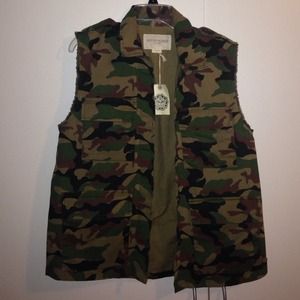 Obey Lerner Sleeveless Camo Vest