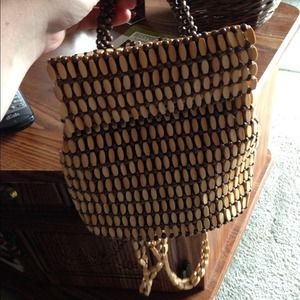 Beaded backpack purse