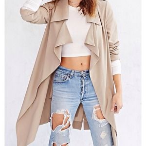 💖UNIF silky trench coat💖