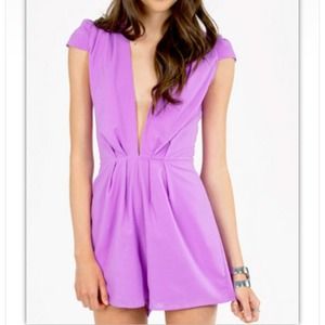 Tobi purple romper