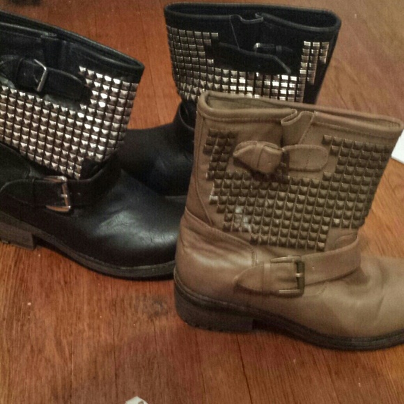 Spiked boots