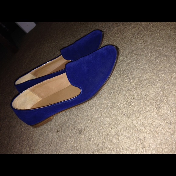 Qupid Shoes - Quipid Blue suede flats