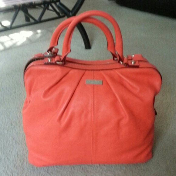 Kate spade coral tote bag