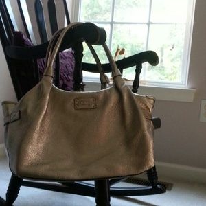 LAST DAY Kate spade shimmering gold handbag