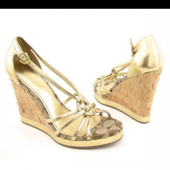 Coach wedges size 11