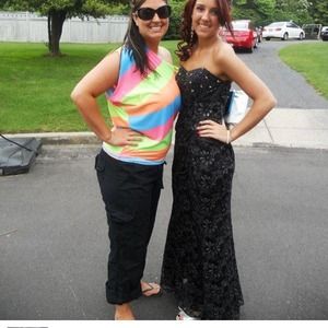 Black prom dress. PRICE NEGOTIABLE