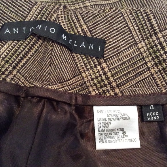 🍁🍂WOOL BLEND PLAID PANTS🍂🍁NWOT🍁🍂 - Picture 4 of 4