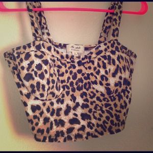 Cheetah Print Crop top