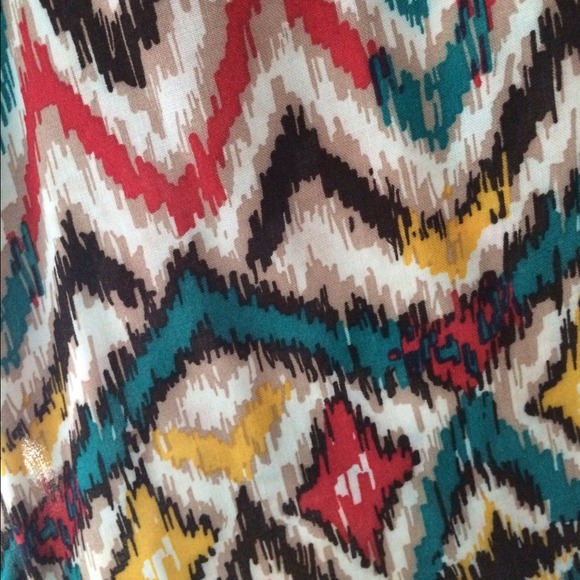 Pattered flowy pants - Picture 2 of 2