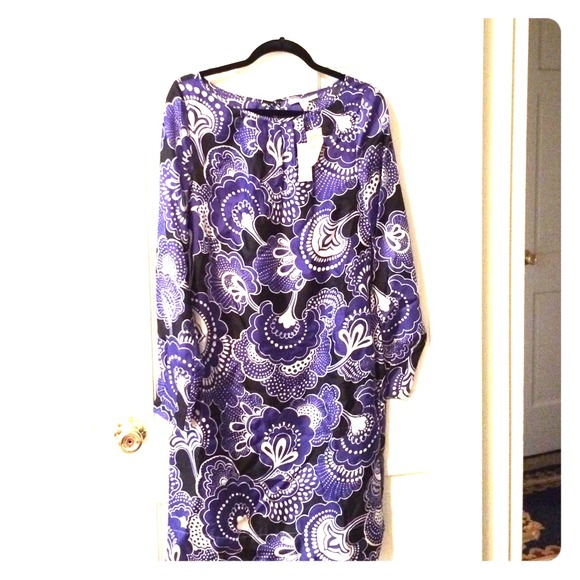 A beautiful 100% silk dress from Banana Republic.
