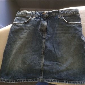J. Crew denim skirt