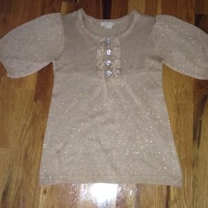 Very elegant and pretty gold top