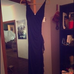 Black full length Royalty dress from Windsor Store