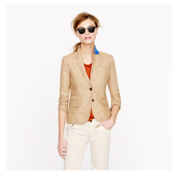 J Crew :: Blush Schoolboy Blazer