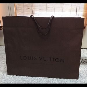 Large Authentic LV Paper Bag