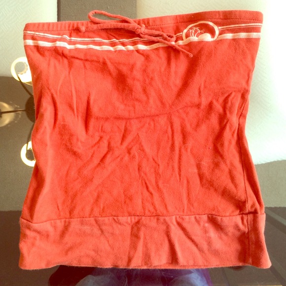 Orange tube top