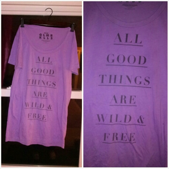 Wild & Free Glamour kills tee