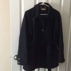 Black J.Crew pea coat