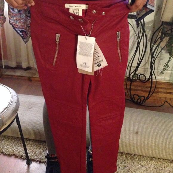 ISABEL MARRANT WAXED/leather Pants