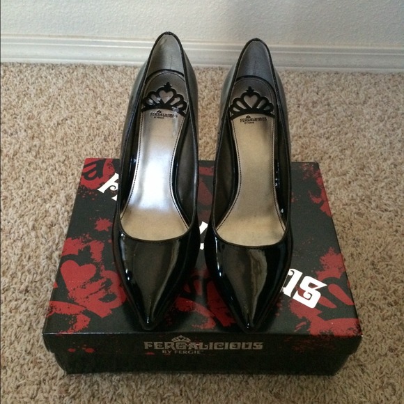 Fergalicious Black Patten Shoes!