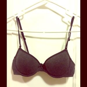 Gray Cotton Aerie Bra Like New