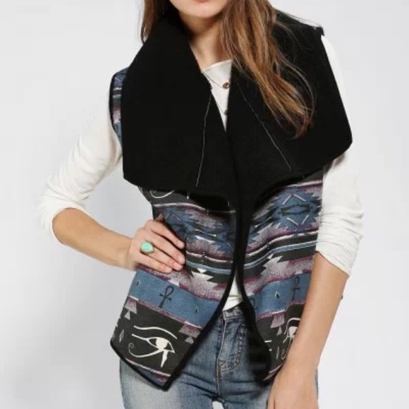 Minkpink x Urbanoutfitters Egyptian fleece vest