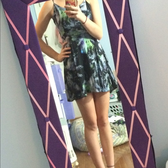 Palm tree american eagle dress