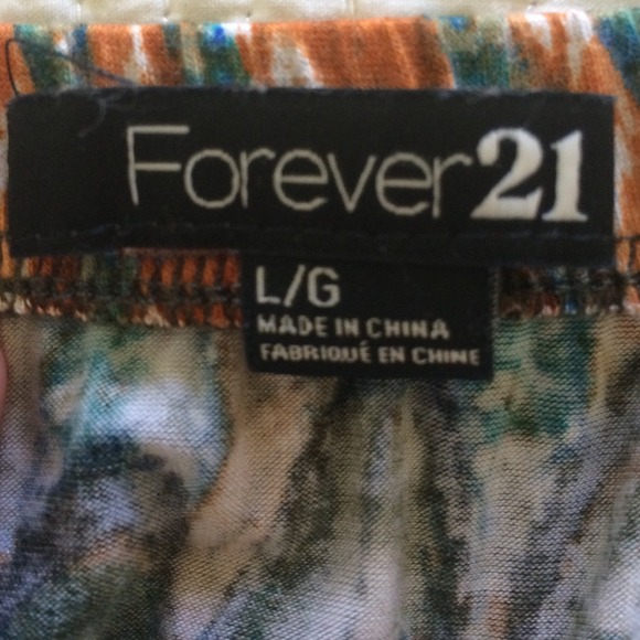 FOREVER 21 STRAPLESS PEACOCK DRESS! - Picture 4 of 4