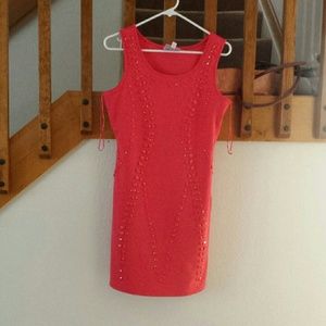 NWOT coral dress. Traded