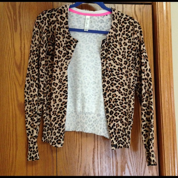 Leopard Print Cardigan