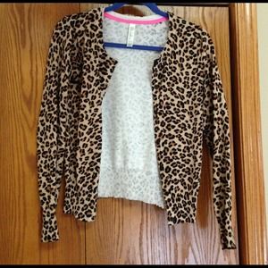 Leopard Print Cardigan