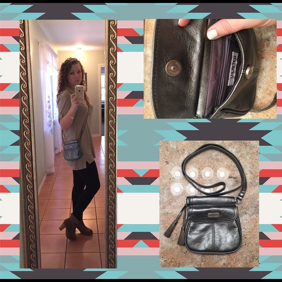 Small silver crossbody bag - Picture 2 of 2