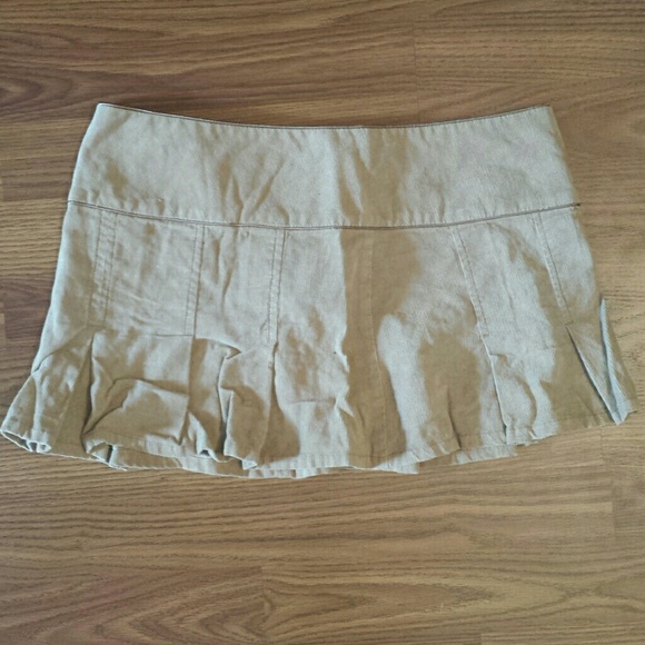 Corduroy tan skirt