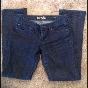 Express Dark Rinse Boot Cut Jeans