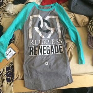 Young and reckless baseball half sleeve