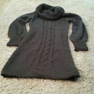 Grey/blue sweater dress!