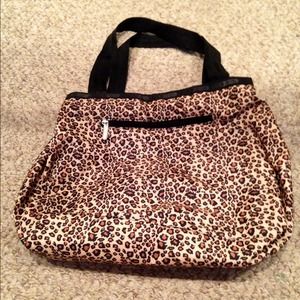LeSportsac Leopard Print Weekender/Gym  Bag