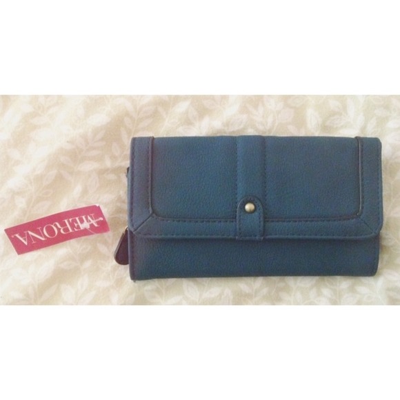 NWT Teal Merona Wallet
