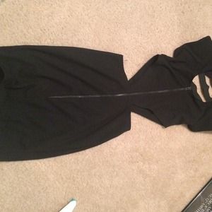 Black cutout dress