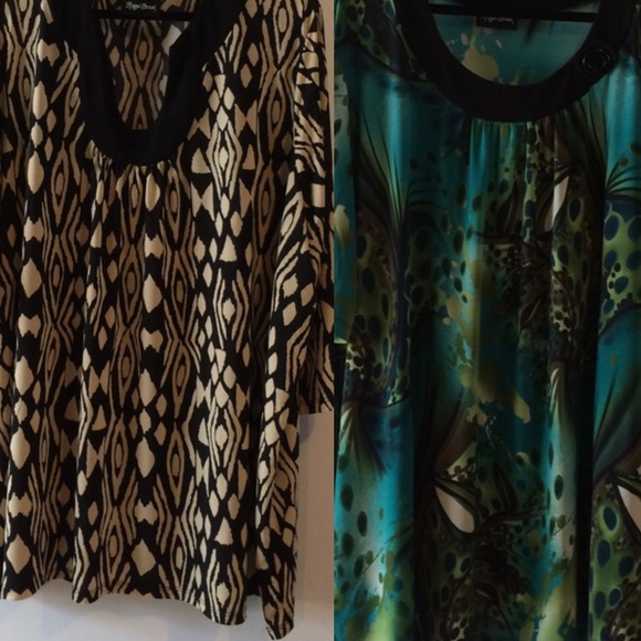 BUNDLE. 2 Maggie Barnes 5x shirts