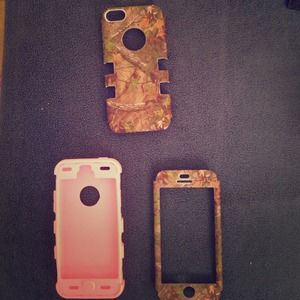 Three layer iPhone 5c camo case