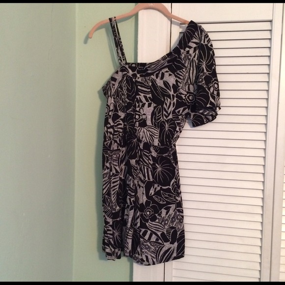 Flower Print cinched Dress