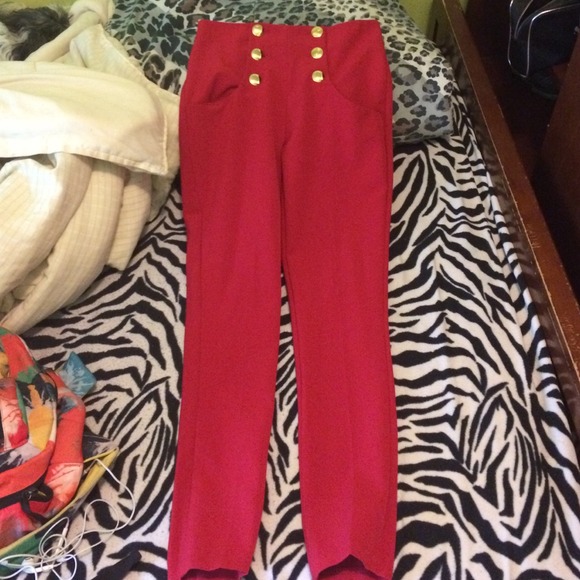 High waisted pants