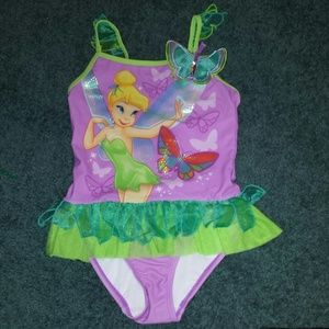Kids - DISNEY Tinkerbell Swimsuit.  New W/O tags