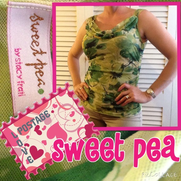 💕Sweet Pea ruched, cowl sleeveless top! 💕