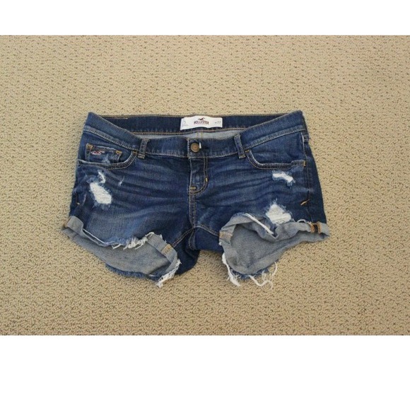 Hollister Dark Jean Shorts