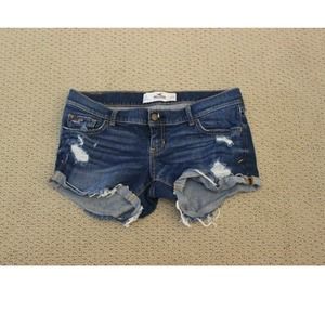 Hollister Dark Jean Shorts