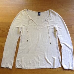 Tan Bohemian Style Gap Top