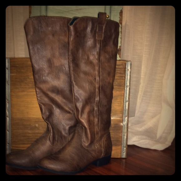 Victoria's Secret - Brown Leather Riding Boots