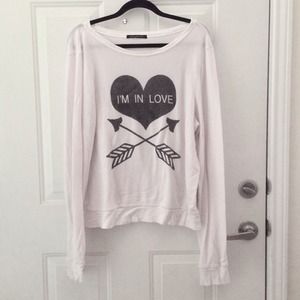 White wildfox top
